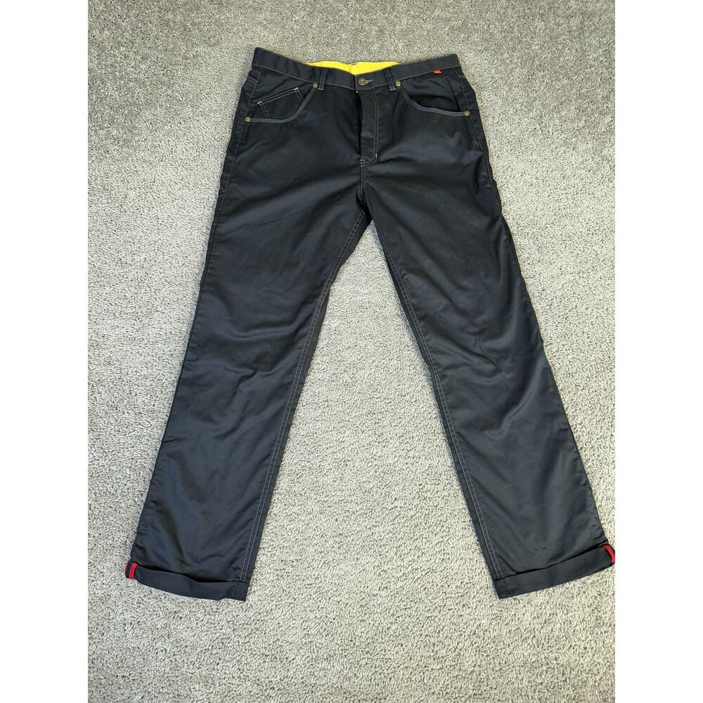 McDonald’s Pants Mens 34x30 Black Employee Uniform Crew Chino Straight Leg